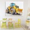 Stupell Industries Industrial Excavator Drawing Canvas, design by Steve Hunziker